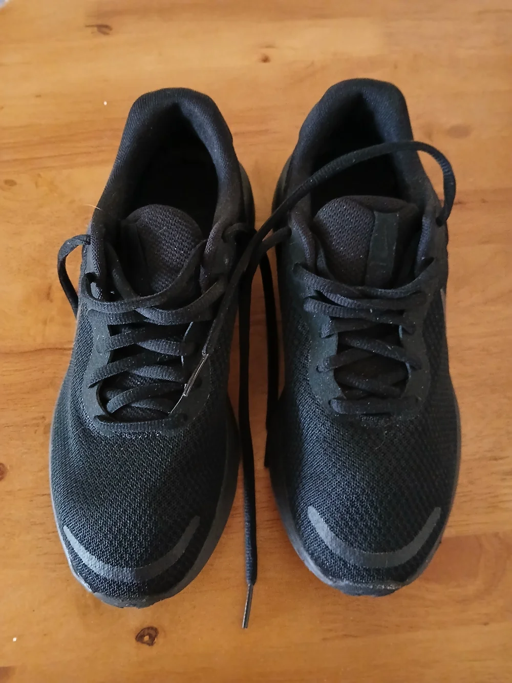 Nike Women's All-Black Mesh Running Sneakers